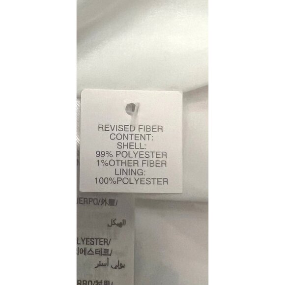 INC Floral International Concepts Cold Shoulder Blouse Sheer Long Sleeves Medium - Picture 6 of 15